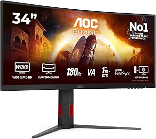 PcCom Elysium Pro Monitor gaming 34" Fast VA WQHD 180Hz A…