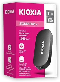 Kioxia Exceria Plus G2 SSD Portátil 1050 MB/s USB 3.2 Gen…