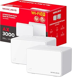 Mercusys Halo H80X Pack de 3 Sistema Wifi Mesh AX3000 WiF…