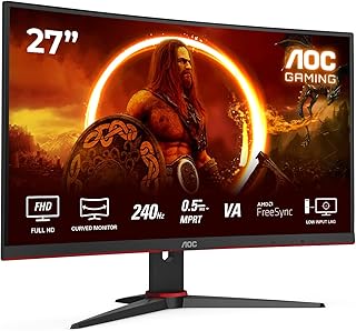 AOC C27G2ZE/BK 27" LED FullHD 240Hz FreeSync Premium Curva