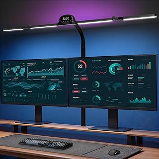 Newskill Atmosphere Lámpara de Pie Regulable con Luz Ambi…