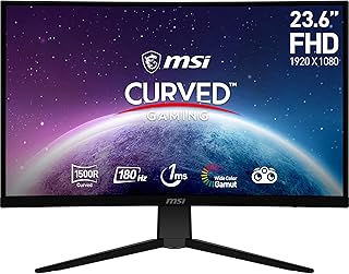 PcCom Elysium Monitor gaming 23.6" VA FHD 180Hz Adaptive…