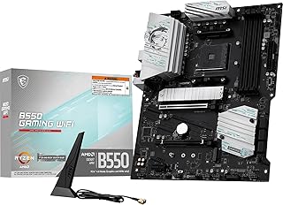 MSI B550 GAMING WIFI B550 AM4 DDR4 ATX WiFi M.2 PCIe 4.0