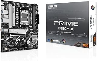 ASUS PRIME B850M-A WIFI AM5 Micro ATX DDR5 Wi-Fi 6E 2.5Gb…