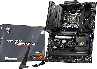 MSI MAG B850 Tomahawk Wifi AM5 DDR5 ATX WiFi 7 5G LAN Tri…
